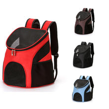 Load image into Gallery viewer, Portable Foldable Mesh Pet Carrier Dog Backpack Breathable Bag Dog Cat Large Capacity Outdoor Travel Carrier Double Shoulder Bag
