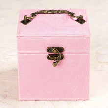 Load image into Gallery viewer, Portable Jewelry Box Large Capacity Three-layer Ring Storage Carrying Box High Qaulity Trendy Jewelry Display Box With Mirror
