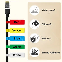 Load image into Gallery viewer, Portable Label Printer P15 Wire Cabel Label Paper Yellow Label Tape Compatible P15 Labeller Phomemo Label Maker D30 Q30 Q30S
