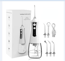 Load image into Gallery viewer, Portable Oral Irrigator Water Flosser Dental Water Jet Tools Pick Cleaning Teeth 300ML 5 Nozzles Mouth Washing Machine Floss 0ral irrigator
