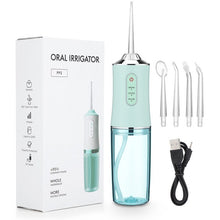 Load image into Gallery viewer, Portable Teeth Whitening Oral Irrigator Dental Mouth Washing Machine 220ml Dental Water Jet Water Flosser  Waterpick For Teeth 0ral irrigator

