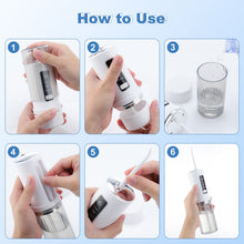 Load image into Gallery viewer, Portable Water Flossers for Teeth 230ML Oral Irrigator Rechargeable Dental Floss 3 Modes IPX7 Waterproof Teeth Whitening Cleaner 0ral irrigator
