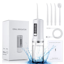 Load image into Gallery viewer, Portable Water Flossers for Teeth 230ML Oral Irrigator Rechargeable Dental Floss 3 Modes IPX7 Waterproof Teeth Whitening Cleaner 0ral irrigator
