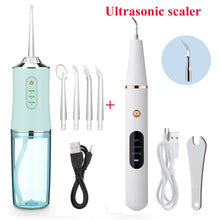 Load image into Gallery viewer, Powerful Oral Irrigator for Teeth Electric Portable Dental Water Flosser Jet Nozzles Whiten Teeth Floss Cleaning Dropshipping 0ral irrigator
