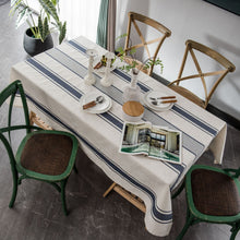 Load image into Gallery viewer, Proud Rose Linen Tablecloth Waterproof Table Cover Table Protection Coat Modern Rectangular Coffee Table Cloth for Living Room

