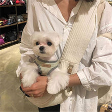 Load image into Gallery viewer, Puppy Carrier Dog Bag Handmade Cat Kitten Pet Outdoor Travel Handbag Canvas Single Shoulder  Bag Tote Shoulder Bag Breathable
