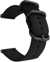 Load image into Gallery viewer, Release Watch Strap for Men Women Premium Nylon NATO Watch Band with Black Stainless Buckle -18mm, 20mm,22mm,24mm
