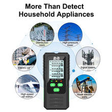 Load image into Gallery viewer, RD630 Electromagnetic Field Radiation Detector Tester EMF Meter Multifunctional Handheld Portable Radio Frequency Warn Meter

