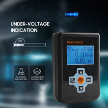 Load image into Gallery viewer, Radiation Tester Digital Backlight Dose Alarm X/ γ/ Hard β Ray Detecting Current&amp;Cumulative DER Geiger Counter Dosimeter Monitor
