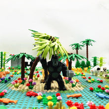 Load image into Gallery viewer, Rain Forest Parts Animal Green Grass Jungle Bush Flower Tree Plants Building Blocks DIY MOC Assemble Compatible  s Baseplate
