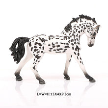 Load image into Gallery viewer, Realistic Animal Horse Models Action &amp; Toy Figures Solid Emulation Appaloosa Harvard Hannover Clydesdale Quarter arabian Horse
