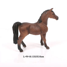Load image into Gallery viewer, Realistic Animal Horse Models Action &amp; Toy Figures Solid Emulation Appaloosa Harvard Hannover Clydesdale Quarter arabian Horse
