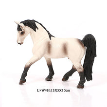 Load image into Gallery viewer, Realistic Animal Horse Models Action &amp; Toy Figures Solid Emulation Appaloosa Harvard Hannover Clydesdale Quarter arabian Horse
