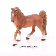 Load image into Gallery viewer, Realistic Animal Horse Models Action &amp; Toy Figures Solid Emulation Appaloosa Harvard Hannover Clydesdale Quarter arabian Horse
