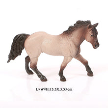 Load image into Gallery viewer, Realistic Animal Horse Models Action &amp; Toy Figures Solid Emulation Appaloosa Harvard Hannover Clydesdale Quarter arabian Horse
