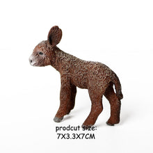 Load image into Gallery viewer, Wild animal models realistic hand-painted Partridge, donkeys, camels, moose toys Christmas birthday gifts for children
