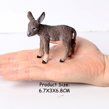 Load image into Gallery viewer, Wild animal models realistic hand-painted Partridge, donkeys, camels, moose toys Christmas birthday gifts for children
