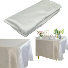 Load image into Gallery viewer, Rectangle Satin Tablecloth Overlays Wedding Banquet Tapete Home Dining Table Cover Christmas Halloween Birthday Table Cloth
