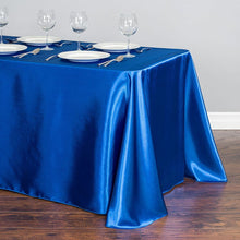 Load image into Gallery viewer, Rectangle Satin Tablecloth Table Cloth Overlays Wedding Christmas Baby Shower Birthday Christmas Banquet Decor Home Dining Table
