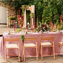 Load image into Gallery viewer, Rectangle Wedding Satin Tablecloth 57x102inch Bright Smooth Silk Table Cover for Wedding Banquet Anniversary Dining Table Decor
