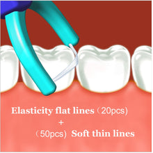 Load image into Gallery viewer, Replaceable dental floss super fiber flat wire and soft floss hilo dental teeth sticks oral care hygiene toothpick 0ral irrigator
