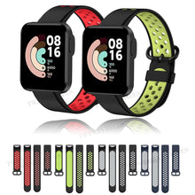 Load image into Gallery viewer, Replacement Sport Strap For XiaoMi Mi Watch Lite Strap Silicone Breathable Watchbands For Mi Watch Lite Watch Strap Bracelet
