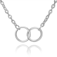 Load image into Gallery viewer, Rinhoo Long Metal Chain Geometric Necklace For Women Fashion Simple Feather Leaf Wings Sun Pendant Choker Jewelry Birthday Gift
