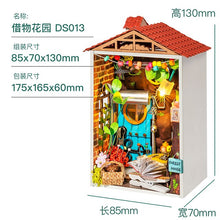 Load image into Gallery viewer, Robotime DIY Wooden Dollhouse Mini Town Doll House with Furniture Bookshop for Children Gift Miniature Adult
