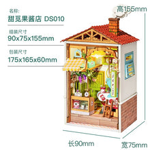 Load image into Gallery viewer, Robotime DIY Wooden Dollhouse Mini Town Doll House with Furniture Bookshop for Children Gift Miniature Adult
