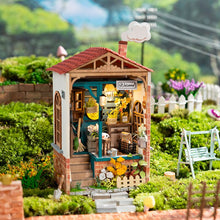 Load image into Gallery viewer, Robotime DIY Wooden Dollhouse Mini Town Doll House with Furniture Bookshop for Children Gift Miniature Adult
