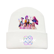 Load image into Gallery viewer, KPop Demon Hunters Winter Cold Hat Knitted Hat Cartoon Anime Warm Fashion Accessories Children's Birthday Christmas Cute Gift
