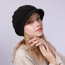 Load image into Gallery viewer, Fried Dough Twists Knit Hat Plush Thickened Warm Wool Hat Suitable for outdoor wind protection in autumn and winter
