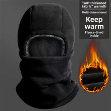 Load image into Gallery viewer, Warm Fleece Balaclava for Men Women Winter Face Mask Neck Warmer Hooded Cap Windproof Thermal Head Cover Beanies Bandana
