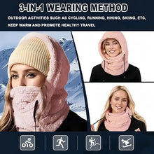 Load image into Gallery viewer, Warm Thermal Windproof Balaclava Ski Hood Motorcycle Face Cover Polar Fleece Adjustable Cycling Neck Cover Full Face Mask Winter
