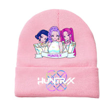 Load image into Gallery viewer, KPop Demon Hunters Winter Cold Hat Knitted Hat Cartoon Anime Warm Fashion Accessories Children's Birthday Christmas Cute Gift
