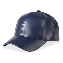 Load image into Gallery viewer, Casual Outdoor Sports Leather Baseball Caps Adjustable Hip Hop Warm Caps Autumn Winter Thermal Hats for Men Women
