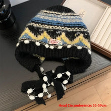 Load image into Gallery viewer, Fashion Windproof Balaclava Hat Keep Warm Knitted Pullover Hats Cold Proof Ear Protection Cap Winter
