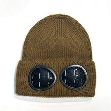 Load image into Gallery viewer, New Unisex Men Women Knitted Hat with Goggles Windproof Winter Warmer Ski Beanies Soft Warm Anti-slip Ear
