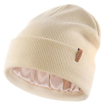 Load image into Gallery viewer, FURTALK Women's and Men's Knitted Beanie Hat with Smooth Soft Silk Satin Lining, Acrylic Winter Hat, Warm and Stylish Skull Cap
