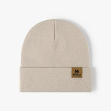Load image into Gallery viewer, Unisex Autumn Winter Riding Hat Knitted Cuffed Beanie Hats Warm Cycling Cap for Skiing Camping Traveling
