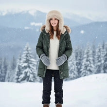 Load image into Gallery viewer, Trendy Luxury Faux Fur Hat Retro Solid Color Raccoon Fur Hat Warm Windproof Winter Hat Unisex Winter Wear
