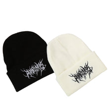 Load image into Gallery viewer, Street Fashion Knitted Skullies Beanies Hats Warm Winter Caps for Women Men Acrylic Gothic Style
