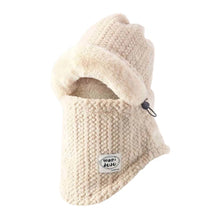 Load image into Gallery viewer, Fashion Beanies Cap Thickened Windproof Winter Hat Scarf Set Keep Warm Neck Warmer Hooded Face Mask Outdoor
