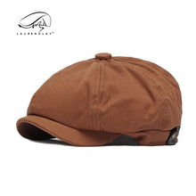 Load image into Gallery viewer, Autumn Winter Men's Newsboy Hat Wool Blend Male Beret Men And Women England Gatsby Retro Hat Driver Flat Cap
