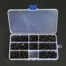Load image into Gallery viewer, 340/500pcs Pan Head Tapping Screw Cross Head M3/M4/M3.5/M4.8 Self Tapping Screw Set Assortment Kit Black Furniture Carbon Steel
