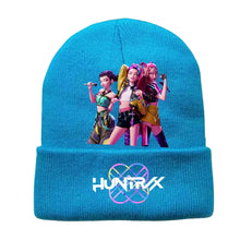 Load image into Gallery viewer, KPop Demon Hunters Winter Cold Hat Knitted Hat Cartoon Anime Warm Fashion Accessories Children's Birthday Christmas Cute Gift
