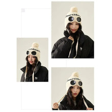 Load image into Gallery viewer, Fashion Windproof Glasses Knitted Hat Ear Protectors Cold-proof Beanie Hats Warm Woolen Hat Winter
