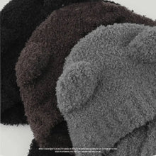 Load image into Gallery viewer, Thickened Bear Ear Women Scarf Hat Knitted Scarf Integrated Knitted Pullover Cap Ear Protection Warm Cap Winter Accessories
