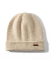 Load image into Gallery viewer, 100% Cashmere 2-Layers Beanies Solid Knit Caps Unisex Hat Casual Men New Year Special Price Basic Soft Women Warm Hair Bonnet
