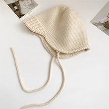 Load image into Gallery viewer, Casual Windproof Knitted Cap Warm Solid Color Beanie Cap Ear Protection Earmuffs Cap Autumn Winter
